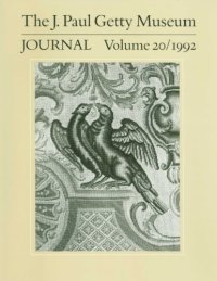 cover of the book J. Paul Getty Museum journal