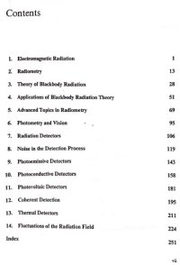 cover of the book Radiometry and the detection of optical radiation