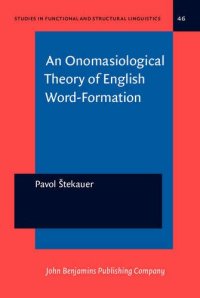 cover of the book An Onomasiological Theory of English Word-Formation