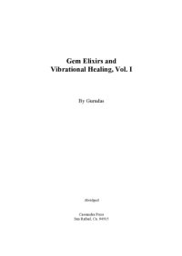 cover of the book Gem Elixirs and Vibrational Healing Volume I