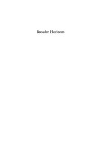 cover of the book Broader horizons : a study of Johannes Witte de Hese’s Itinerarius and medieval travel narratives