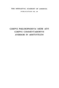 cover of the book تلخيص كتاب الحس و المحسوس.Averrois Cordubensis Compendia librorum Aristotelis qui Parva naturalia vocantur