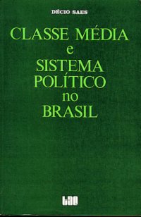 cover of the book Classe Média e Sistema Político no Brasil