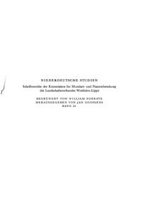 cover of the book Wortgeographische und etymologische Untersuchungen zur Terminologie des Ackerwagens : Wagenarme und Langbaum im Westniederdt