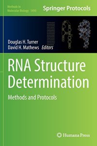 cover of the book RNA Structure Determination: Methods and Protocols