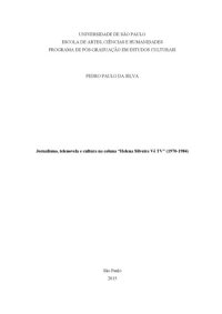 cover of the book Jornalismo, telenovela e cultura na coluna Helena Silveira Vê TV (1970-1984)