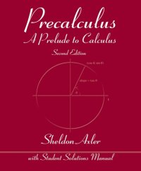 cover of the book Precalculus A Prelude to Calculus,