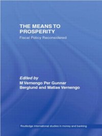 cover of the book The Means to Prosperity: Fiscal Policy Reconsidered