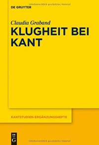 cover of the book Klugheit bei Kant