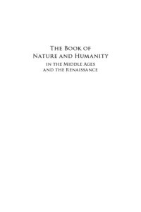 cover of the book The Book of Nature and Humanity in the Middle Ages and the Renaissance