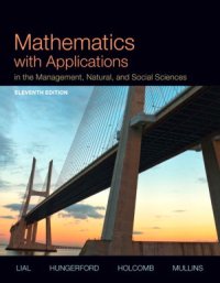 cover of the book Mathematics with Applications In the Management, Natural and Social Sciences (11th Edition)