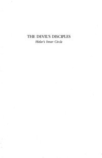 cover of the book The Devil's Disciples  Hitler's Inner Circle