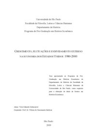 cover of the book Crescimento, flutuações e endividamento externo na economia dos Estados Unidos (1980-2000)