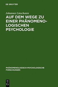 cover of the book Auf dem Wege zu einer Phänomenologischen Psychologie