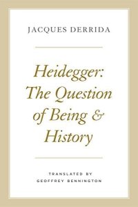 cover of the book Heidegger : the question of being and history