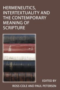 cover of the book Hermeneutics, Intertextuality and the Contemporary Meaning of Scripture