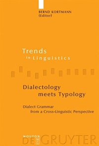 cover of the book Dialectology Meets Typology: Dialect Grammar from a Cross-Linguistic Perspective