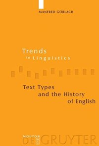 cover of the book Text Types and the History of English