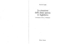 cover of the book La situazione della classe operaia in Inghilterra