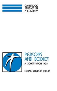 cover of the book Persons and Bodies: A Constitution View