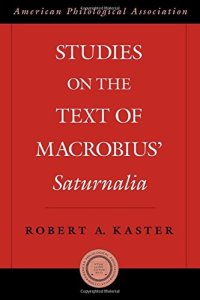 cover of the book Studies on the Text of Macrobius’ Saturnalia