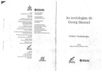 cover of the book As sociologias de Georg Simmel