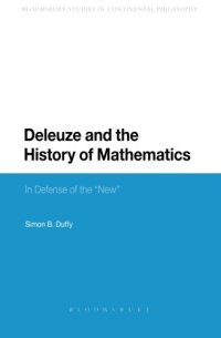 cover of the book Deleuze and the History of Mathematics: In Defense of the ’New’