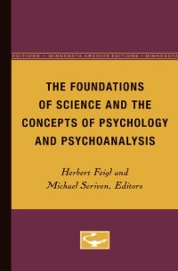 cover of the book The Foundations of Science and the Concepts of Psychology and Psychoanalysis