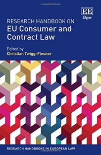 cover of the book Research Handbook on EU Consumer and Contract Law