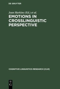 cover of the book Emotions in Crosslinguistic Perspective