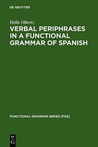 cover of the book Verbal Periphrases in a Functional Grammar of Spanish