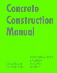 cover of the book Concrete Construction Manual