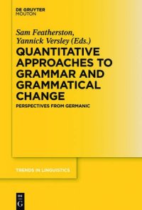 cover of the book Quantitative Approaches to Grammar and Grammatical Change: Perspectives from Germanic