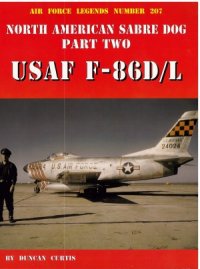 cover of the book North American Sabre Dog Part Two  USAF F-86DL Sabre