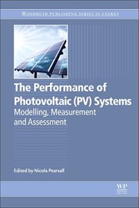 cover of the book The Performance of Photovoltaic (PV) Systems. Modelling, Measurement and Assessment