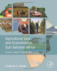 cover of the book Agricultural Law and Economics in Sub-Saharan Africa. Cases and Comments