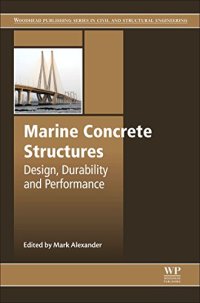 cover of the book Marine Concrete Structures. Design, Durability and Performance