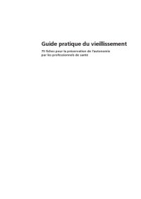 cover of the book Guide Pratique du Vieillissement