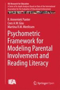 cover of the book Psychometric Framework for Modeling Parental Involvement and Reading Literacy
