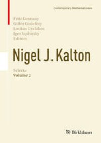 cover of the book Nigel J. Kalton Selecta: Volume 2