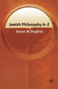 cover of the book Jewish Philosophy A–Z