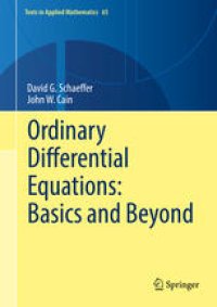 cover of the book Ordinary Differential Equations: Basics and Beyond