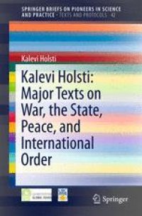 cover of the book Kalevi Holsti: Major Texts on War, the State, Peace, and International Order