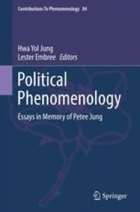 cover of the book Political Phenomenology: Essays in Memory of Petee Jung