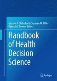 cover of the book Handbook of Health Decision Science