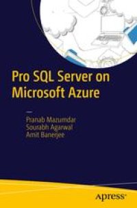 cover of the book Pro SQL Server on Microsoft Azure 