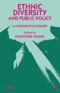 cover of the book Ethnic Diversity and Public Policy: A Comparative Inquiry