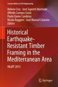 cover of the book Historical Earthquake-Resistant Timber Framing in the Mediterranean Area: HEaRT 2015 