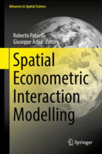 cover of the book Spatial Econometric Interaction Modelling