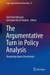 cover of the book The Argumentative Turn in Policy Analysis: Reasoning about Uncertainty